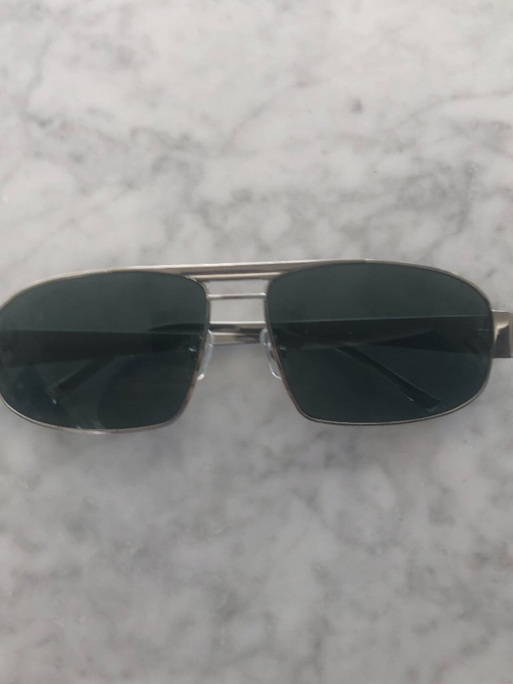 NEW SAMA EYEWEAR SUNGLASSES MODEL COBRA IN PLATINUM COLOR 100% TITANIUM